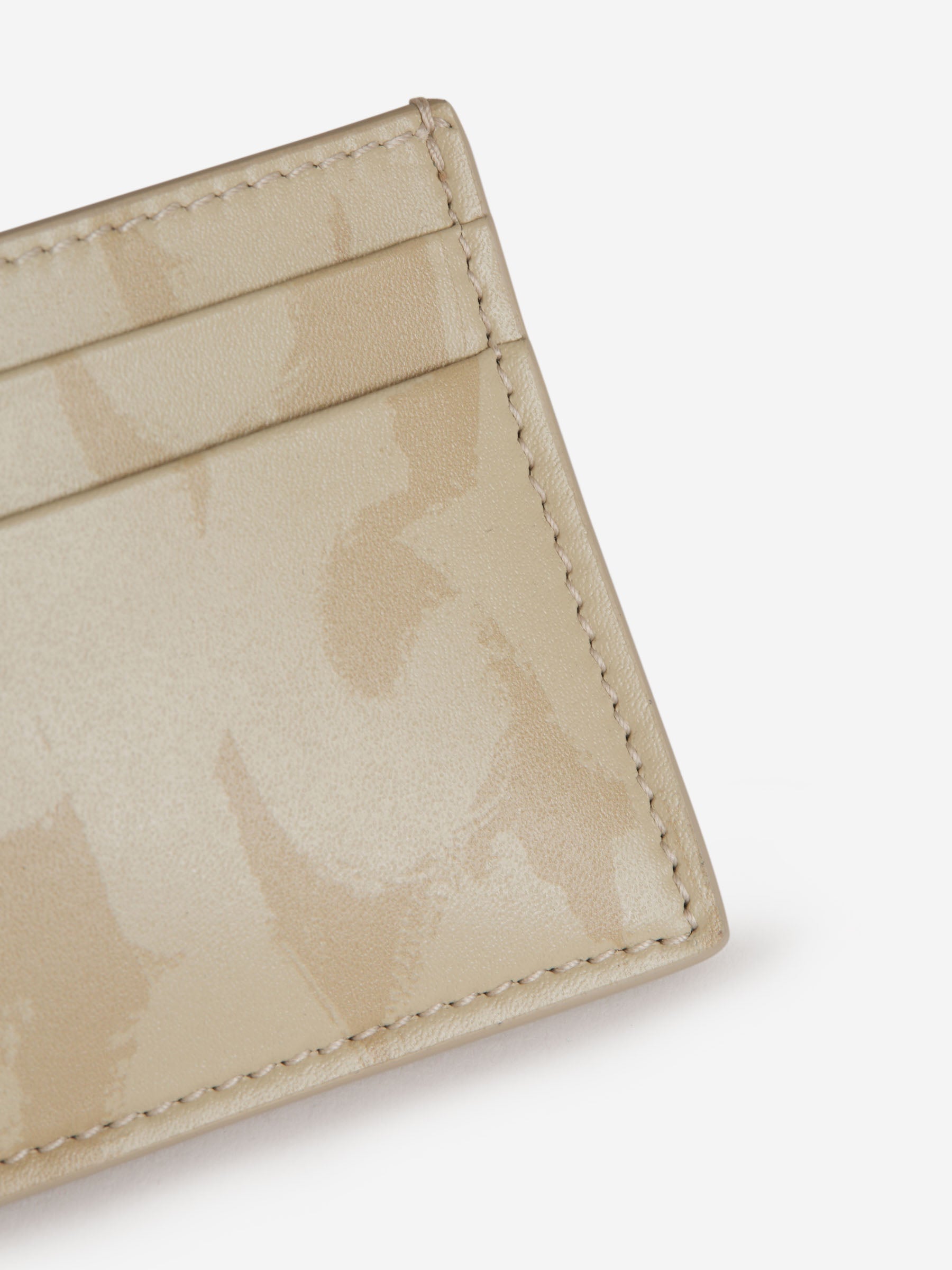 Outlet online McQueen Hombre Tarjetero Piel Estampado color Topo sku 691-001264 01 - Foto 4
