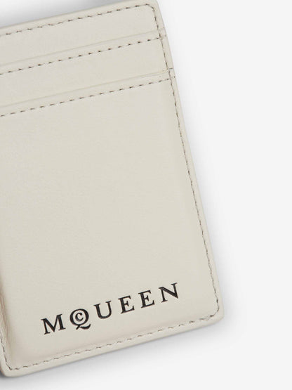 Outlet online McQueen Hombre Tarjetero Logo color Blanco sku 691-001495 01 - Foto 4