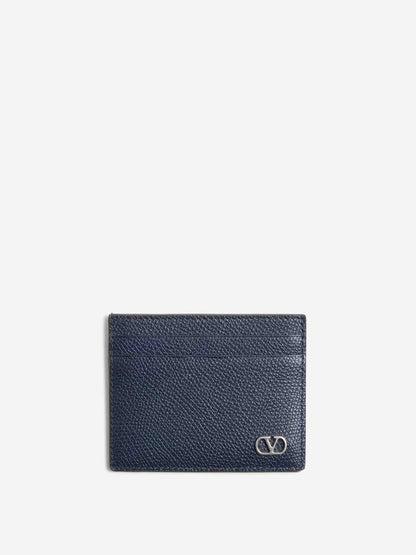 Valentino Garavani Hombre Barcelona Tarjetero Piel color Azul Noche sku 691-001564 01 - Foto 1