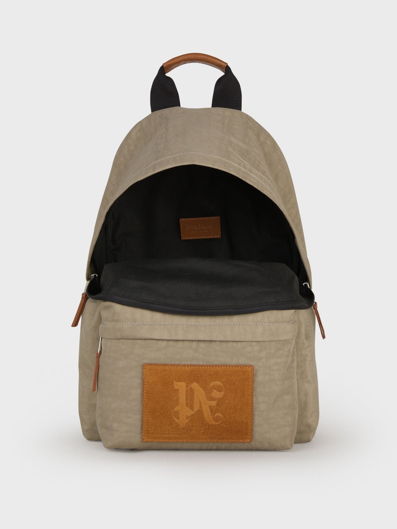 Outlet online Palm Angels Hombre Mochila Parche Logo color Beis sku 692-001661 01 - Foto 4
