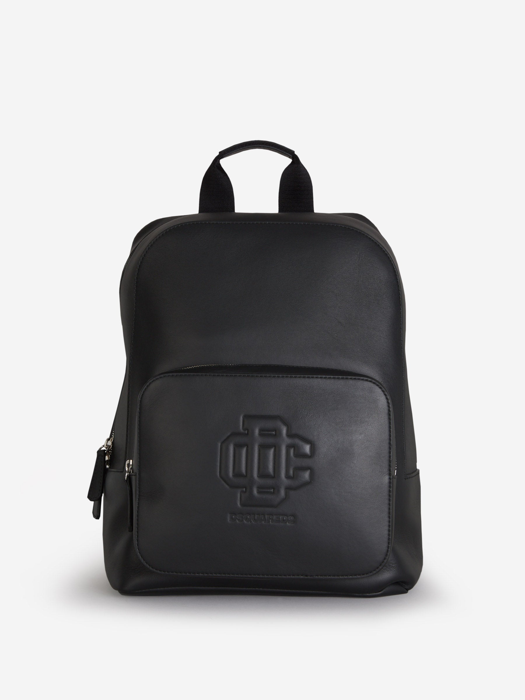 Outlet online Dsquared2 Hombre Mochila Piel Logo color Negro sku 692-001694 01 - Foto 1