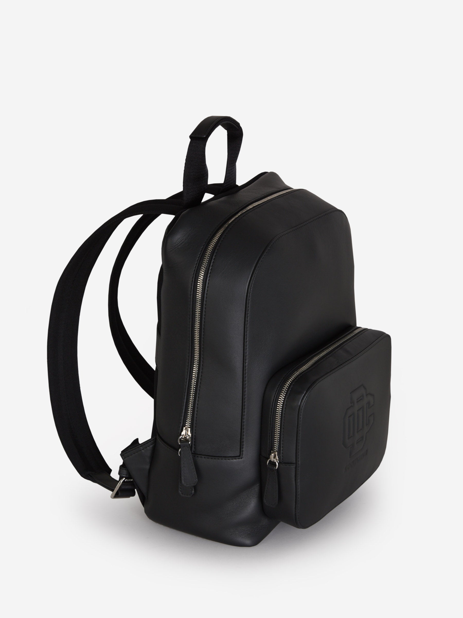 Outlet online Dsquared2 Hombre Mochila Piel Logo color Negro sku 692-001694 01 - Foto 2
