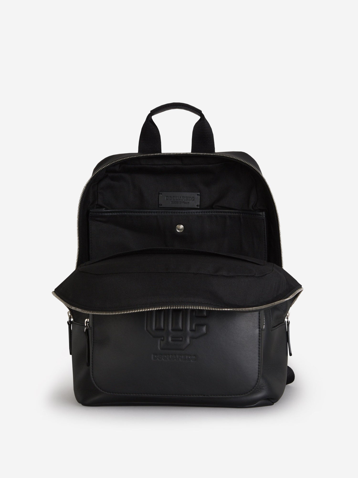 Outlet online Dsquared2 Hombre Mochila Piel Logo color Negro sku 692-001694 01 - Foto 4