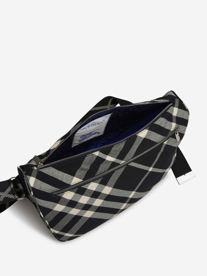 Burberry Hombre Barcelona Bolso Bandolera Nailon color Blanco Y Negro sku 692-001835 01 - Foto 4