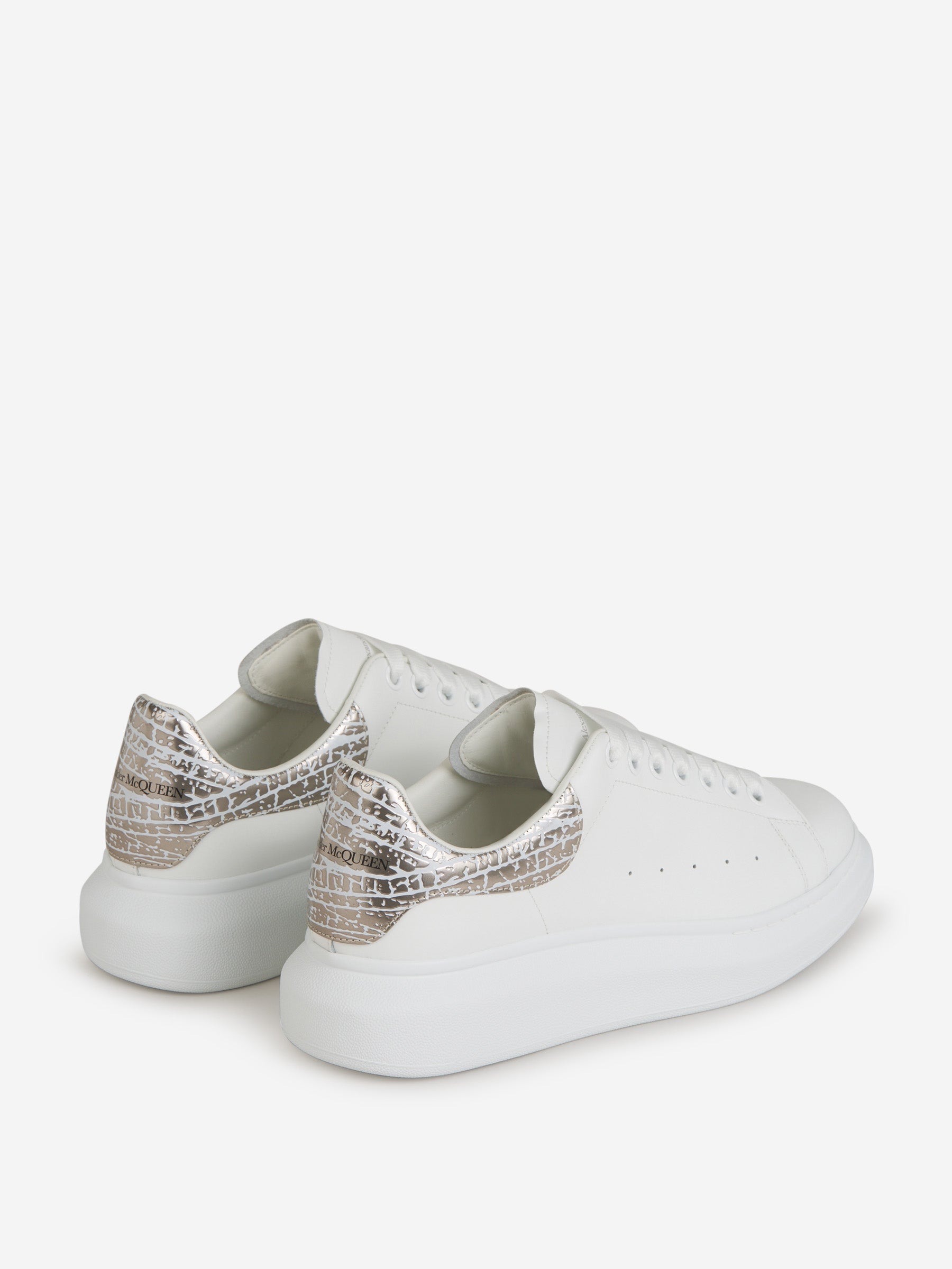 Outlet online McQueen Hombre Sneakers Oversized Piel color Blanco sku 616-002618 01 - Foto 3