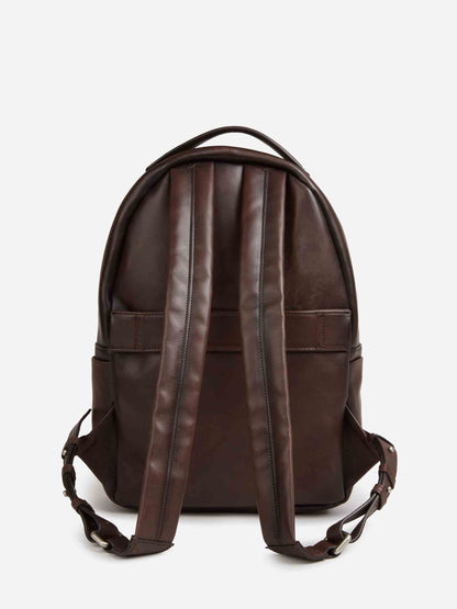 Outlet online Officine Creative Hombre Mochila Piel Lisa color Marrón Oscuro sku 693-000075 01 - Foto 3