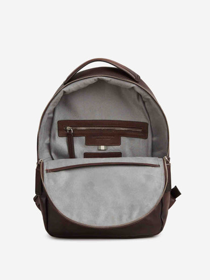 Outlet online Officine Creative Hombre Mochila Piel Lisa color Marrón Oscuro sku 693-000075 01 - Foto 4