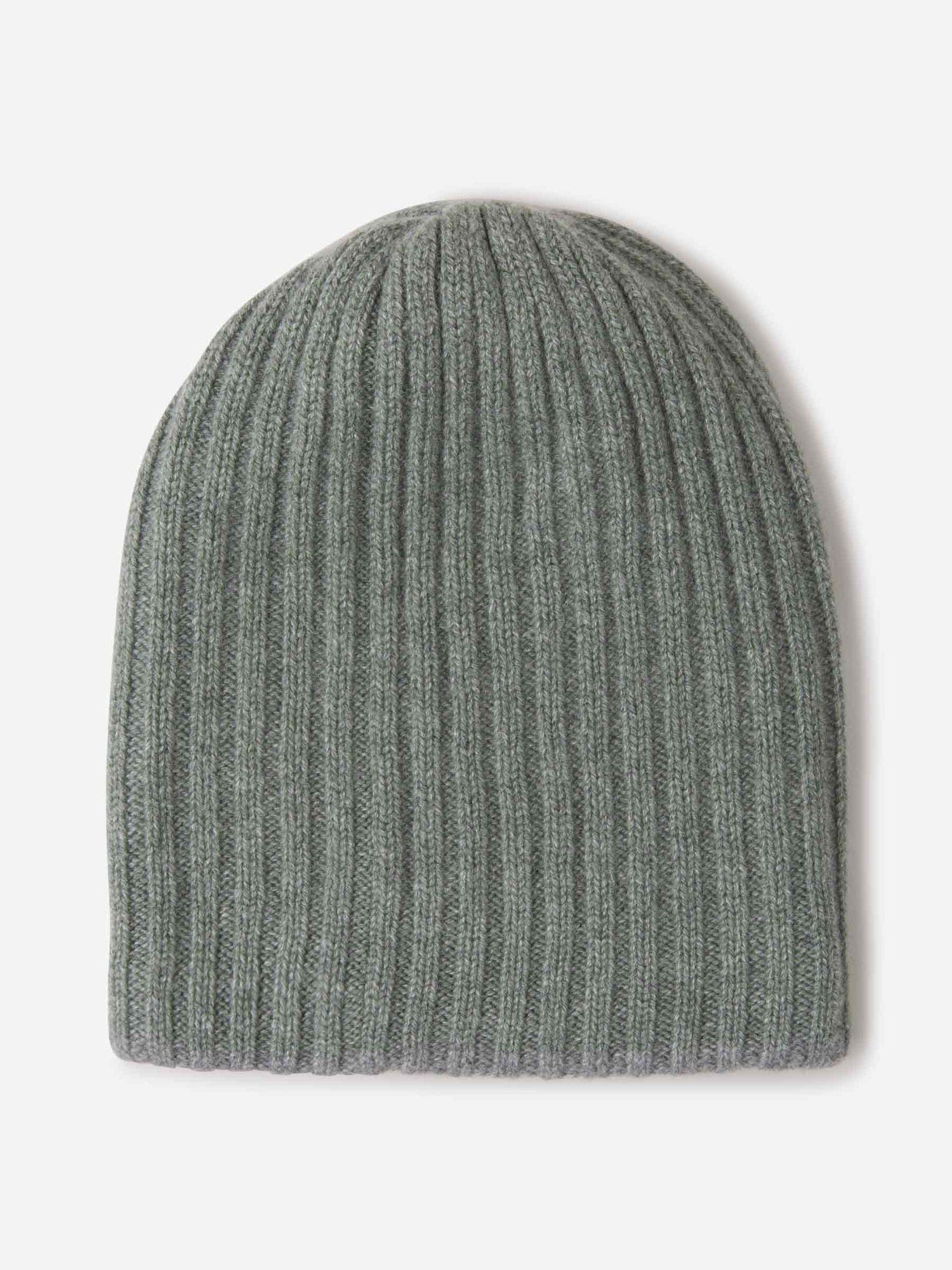Outlet online Fedeli Hombre Gorro Cashmere Canalé color Gris Piedra sku 695-000750 03 - Foto 11
