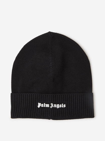 Outlet online Palm Angels Hombre Gorro Logo Punto color Negro sku 695-000964 01 - Foto 1