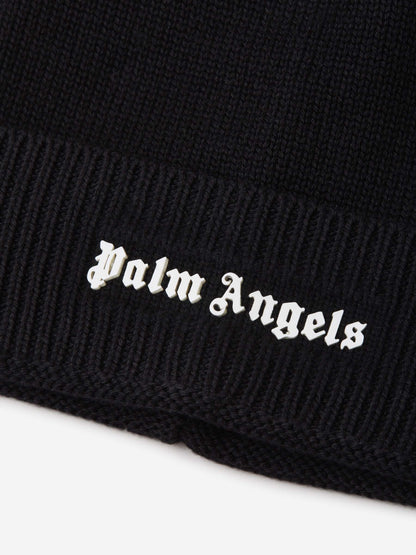 Outlet online Palm Angels Hombre Gorro Logo Punto color Negro sku 695-000964 01 - Foto 3