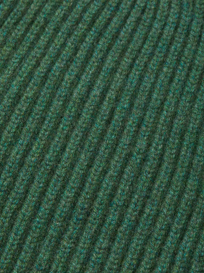 Outlet online Fedeli Hombre Gorro Punto Cashmere color Verde Oscuro sku 695-000992 00 - Foto 2