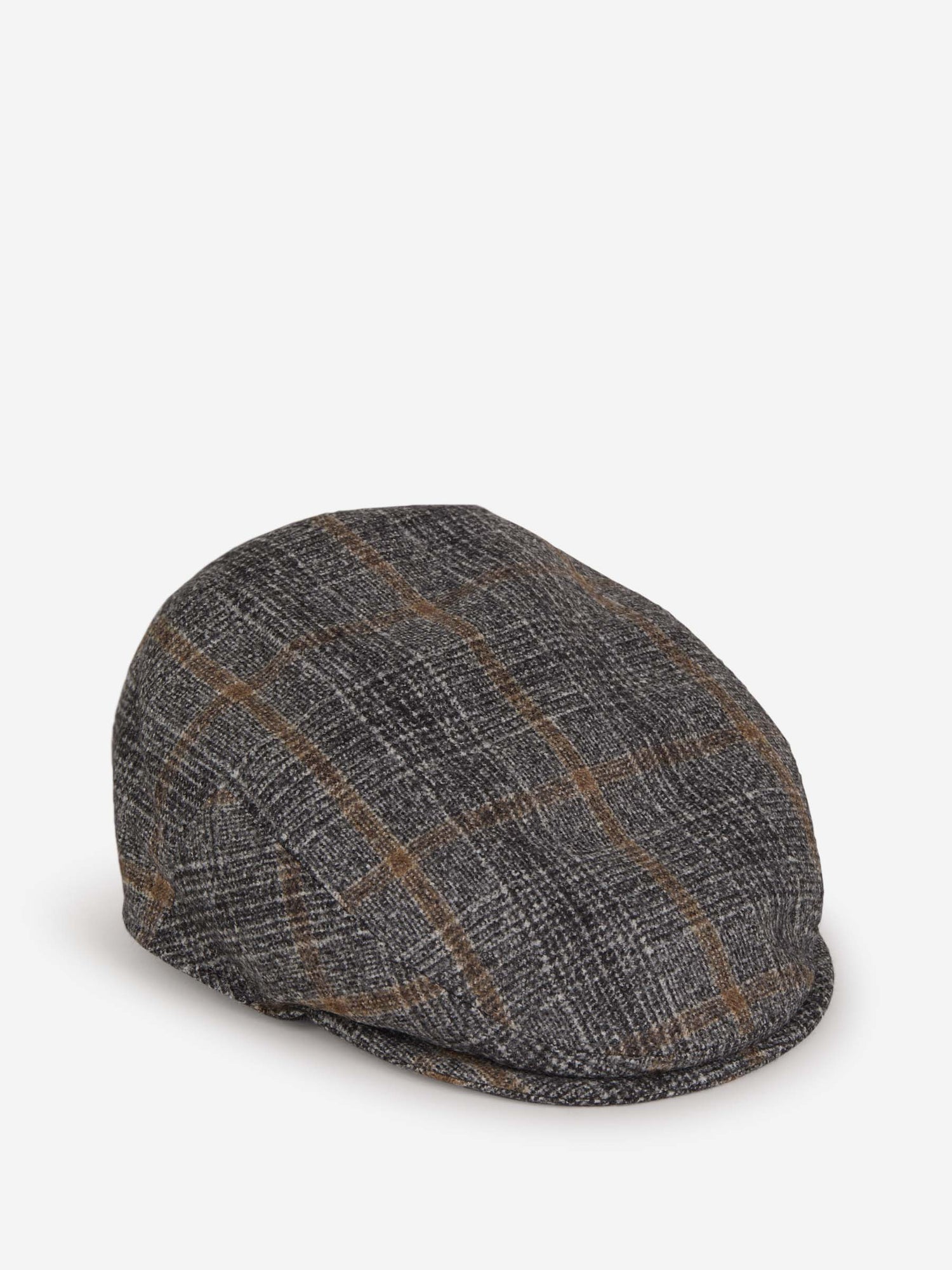 Outlet online Isaia Hombre Boina Motivo Cuadros color Gris Claro sku 695-000997 01 - Foto 1