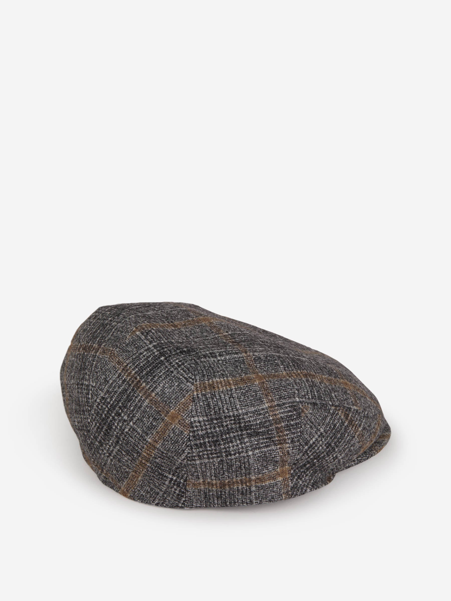 Outlet online Isaia Hombre Boina Motivo Cuadros color Gris Claro sku 695-000997 01 - Foto 3