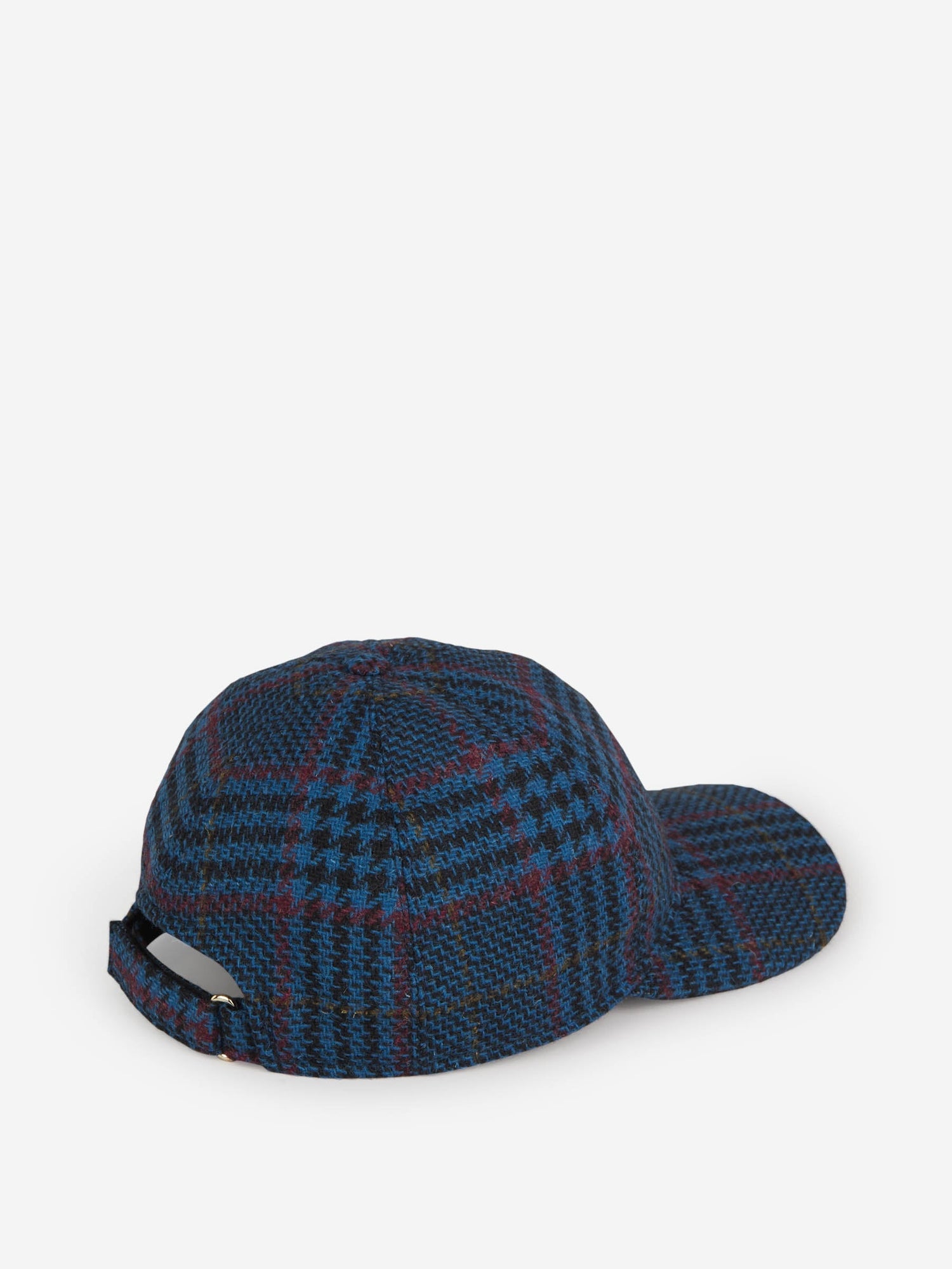 Outlet online Borsalino Hombre Gorra Béisbol Cuadros color Azul Real sku 695-001060 01 - Foto 3