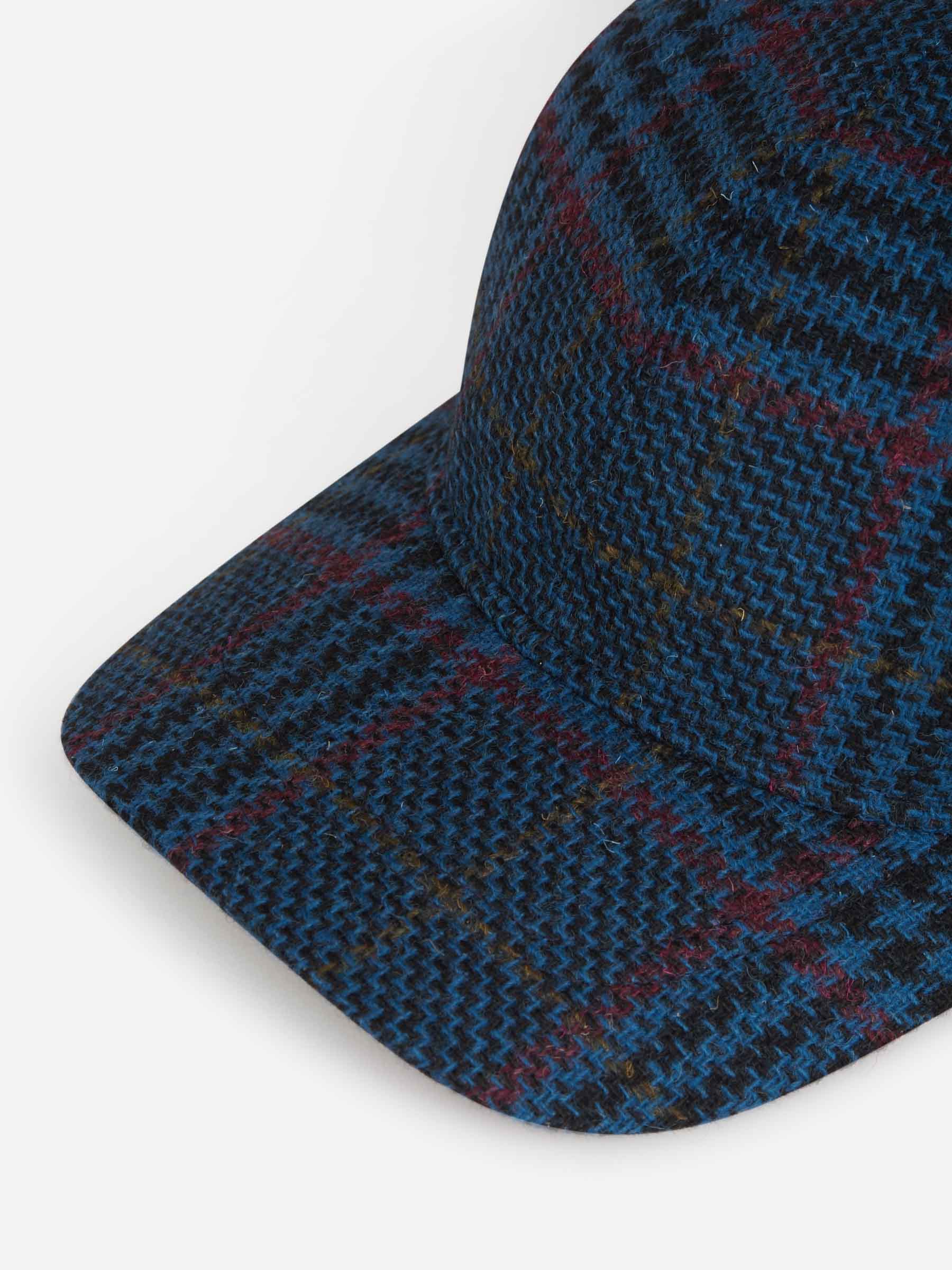 Outlet online Borsalino Hombre Gorra Béisbol Cuadros color Azul Real sku 695-001060 01 - Foto 4