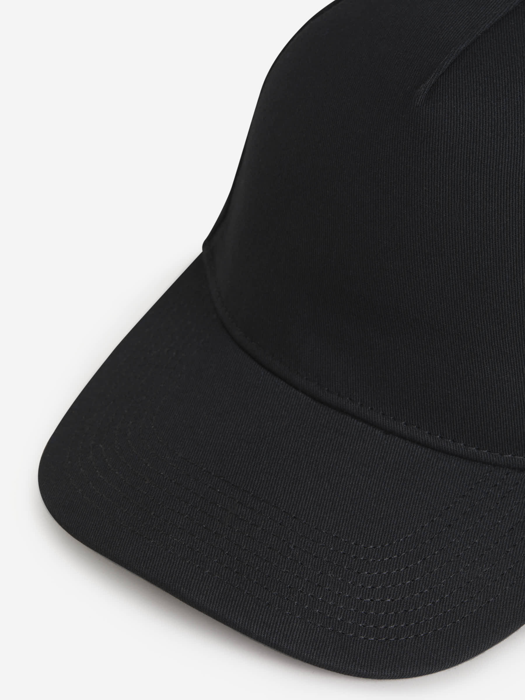 Outlet online Palm Angels Hombre Gorra Sarga Algodón color Negro sku 695-001101 01 - Foto 4
