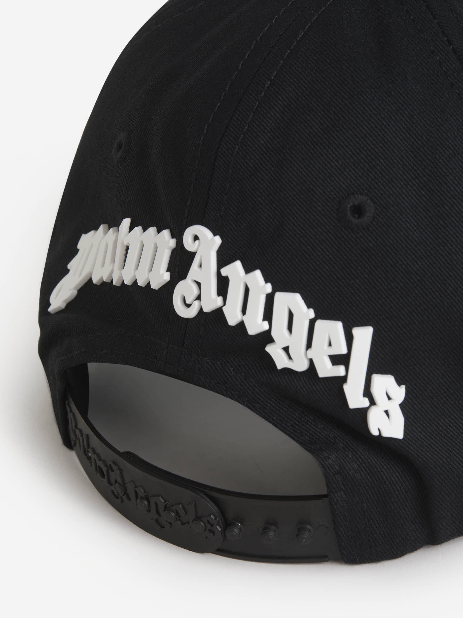 Outlet online Palm Angels Hombre Gorra Sarga Algodón color Negro sku 695-001101 01 - Foto 5