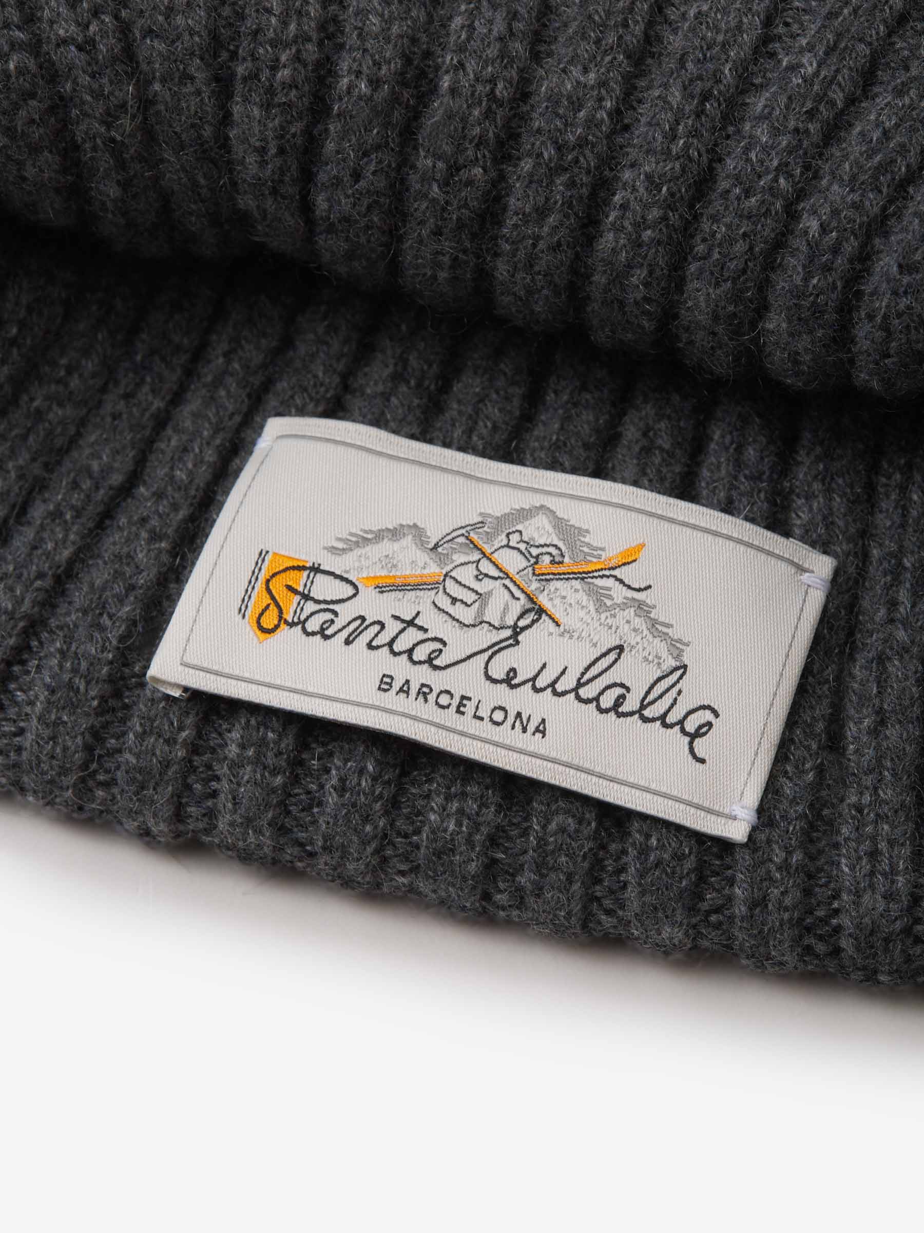 Outlet online Santa Eulalia Hombre Gorro Punto Lana color Gris Piedra sku 695-001109 02 - Foto 3