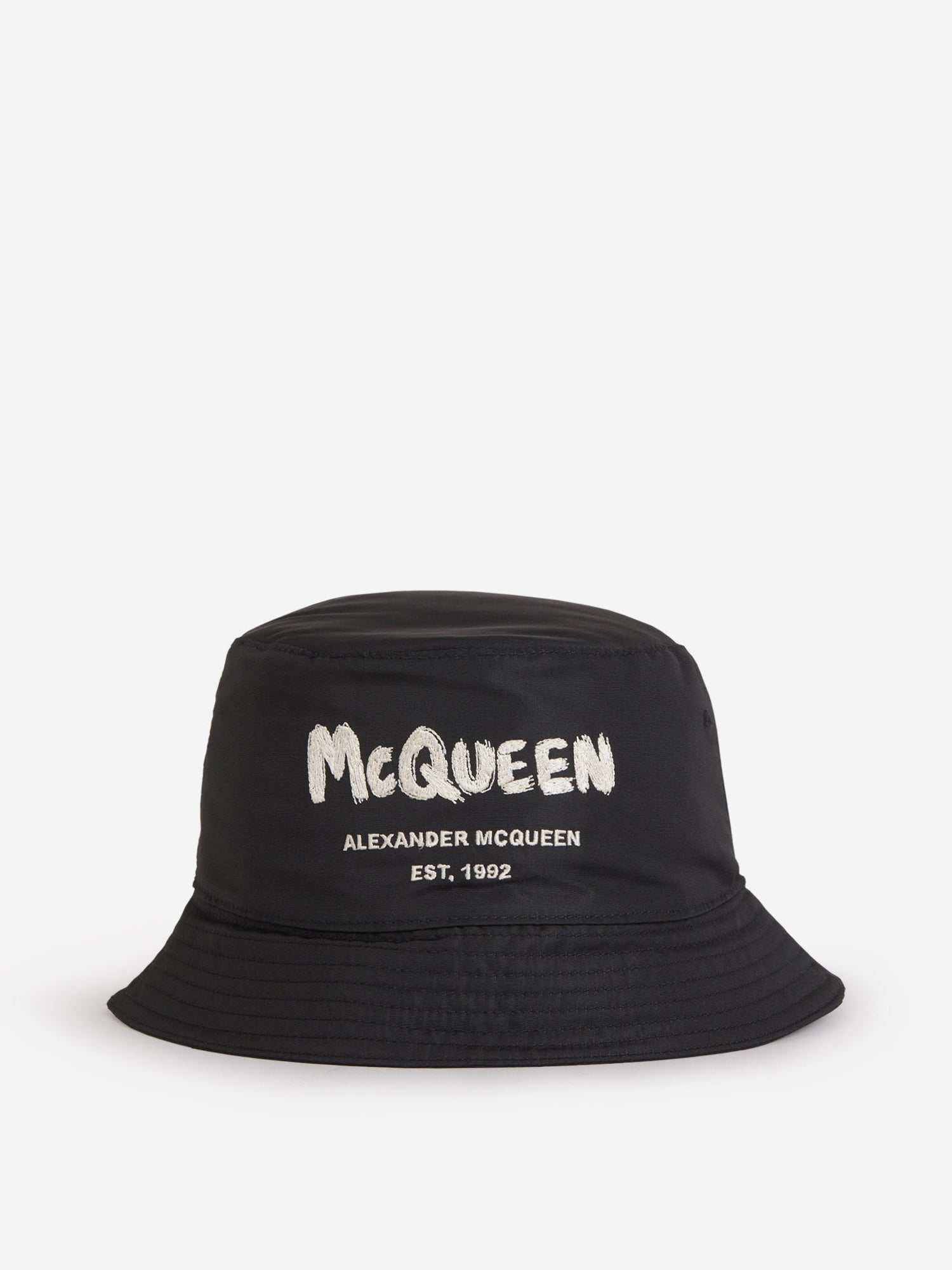 Outlet online Alexander McQueen Hombre Sombrero Pescador Graffiti color Negro sku 695-001272 01 - Foto 1