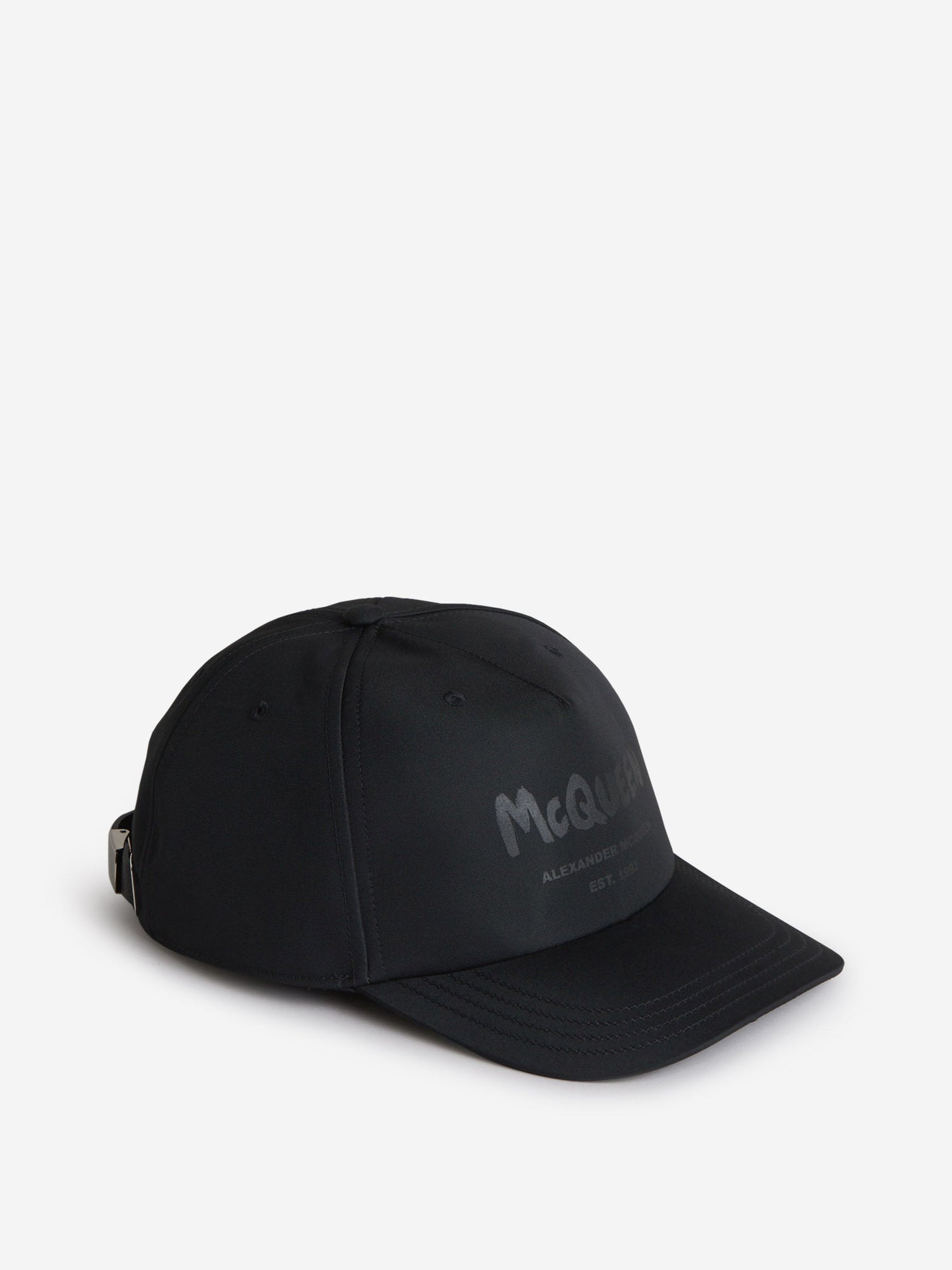 Outlet online Alexander McQueen Hombre Gorra Logo Estampado color Negro sku 695-001274 01 - Foto 1