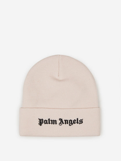 Outlet online Palm Angels Hombre Gorro Logo Bordado color Beis sku 695-001289 01 - Foto 1