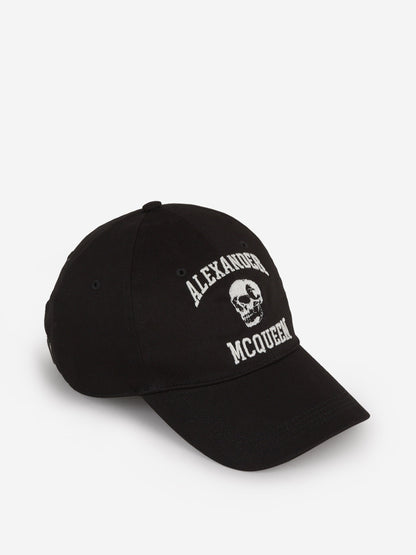 Outlet online Alexander McQueen Hombre Gorra Logo Bordado color Verde Militar sku 695-001358 02 - Foto 1