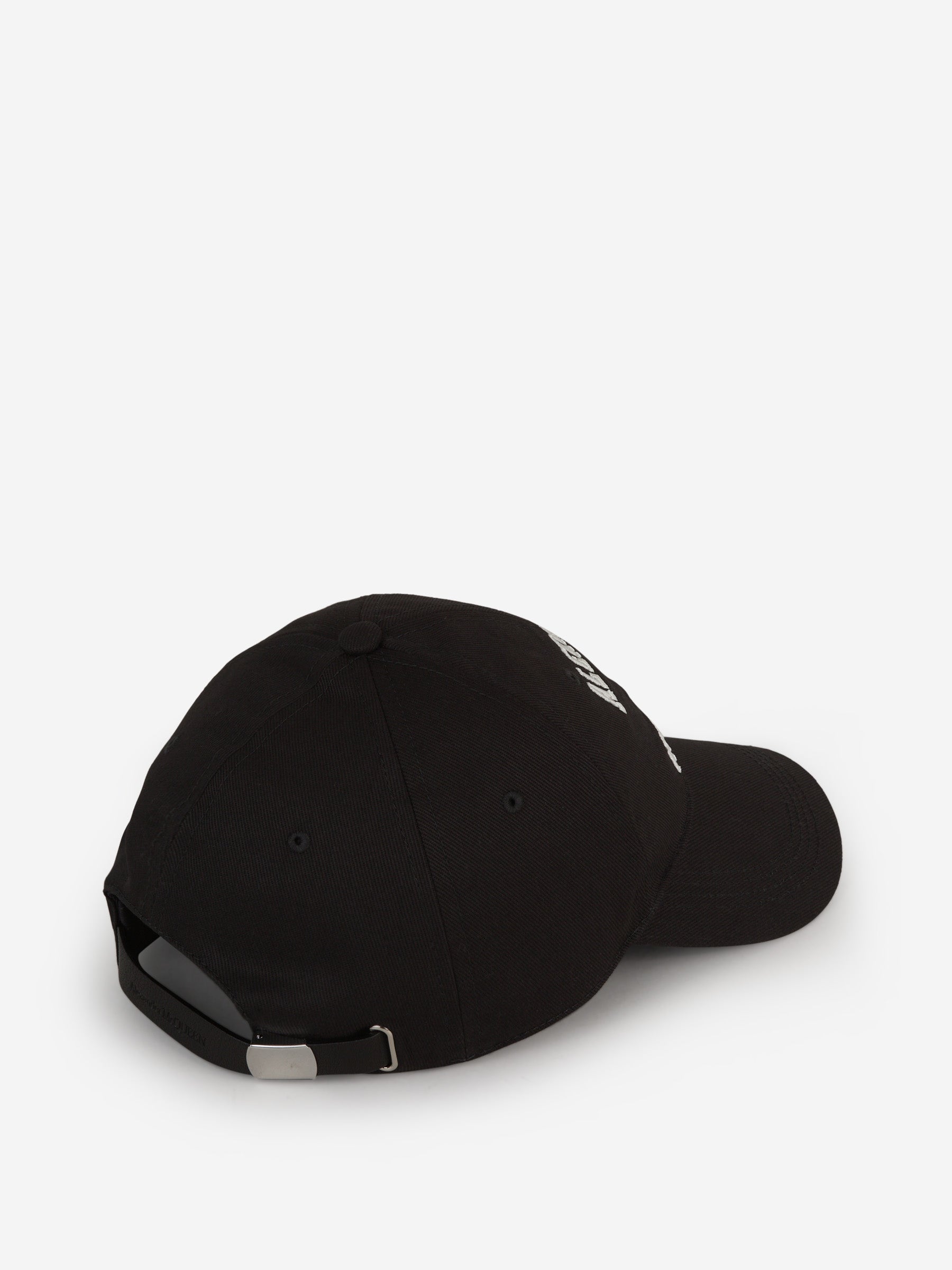 Outlet online Alexander McQueen Hombre Gorra Logo Bordado color Verde Militar sku 695-001358 02 - Foto 3