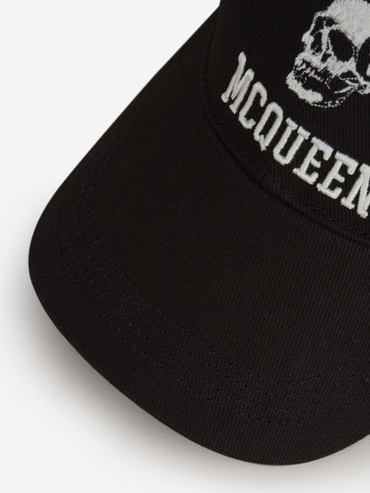 Outlet online Alexander McQueen Hombre Gorra Logo Bordado color Verde Militar sku 695-001358 02 - Foto 4