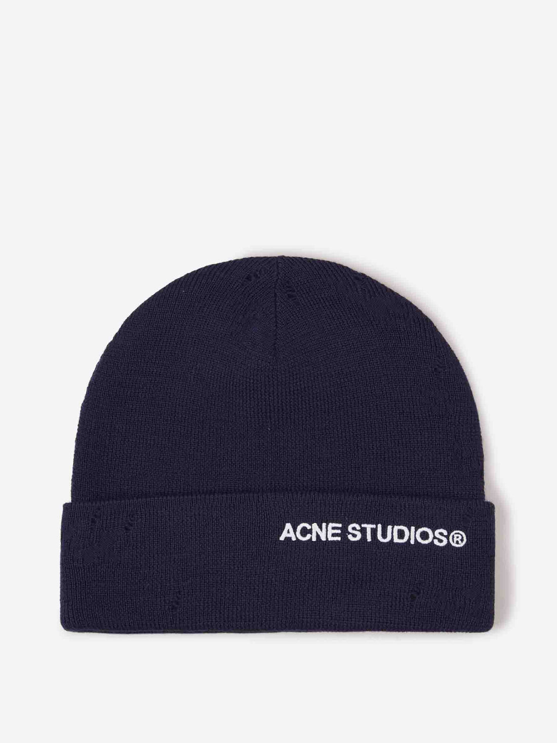 Outlet online Acne Studios Hombre Gorro Logo Desgastado color Azul Marino sku 695-001534 01 - Foto 1
