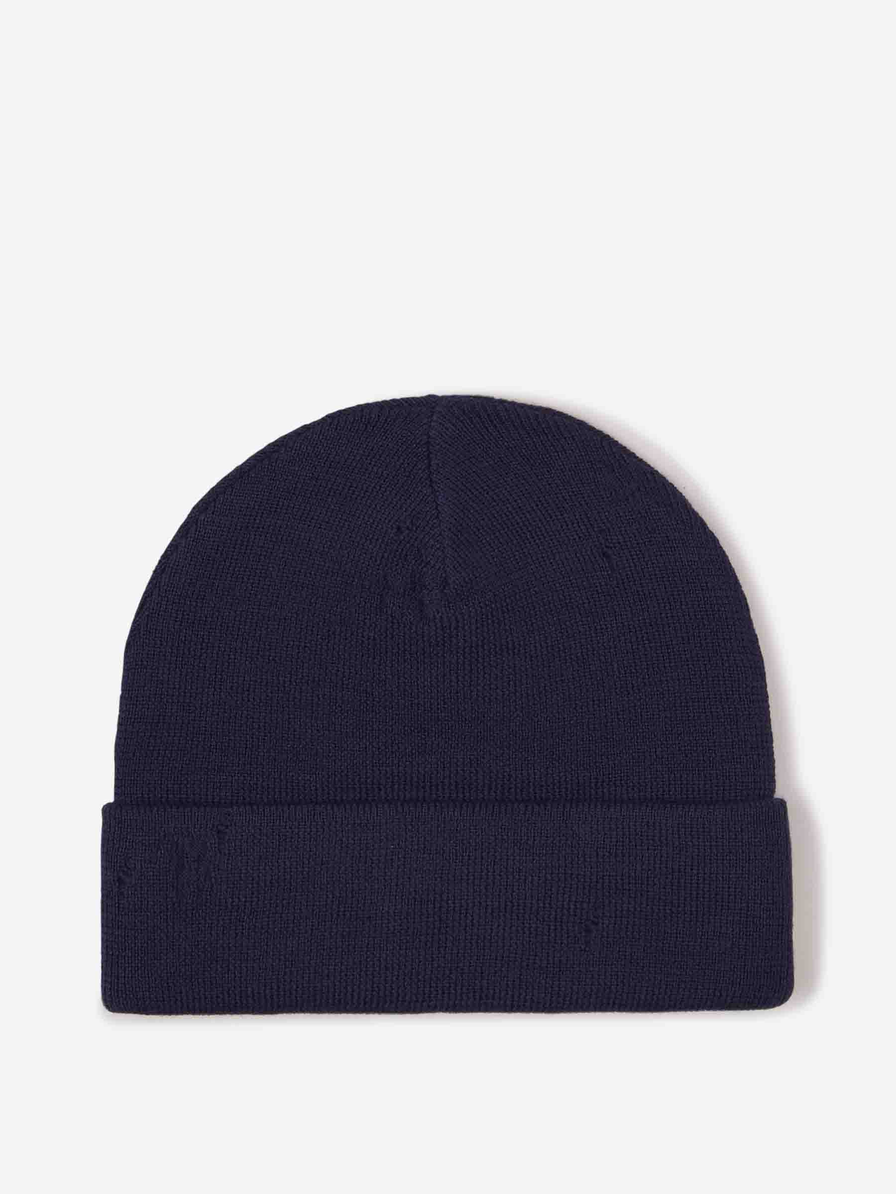 Outlet online Acne Studios Hombre Gorro Logo Desgastado color Azul Marino sku 695-001534 01 - Foto 2