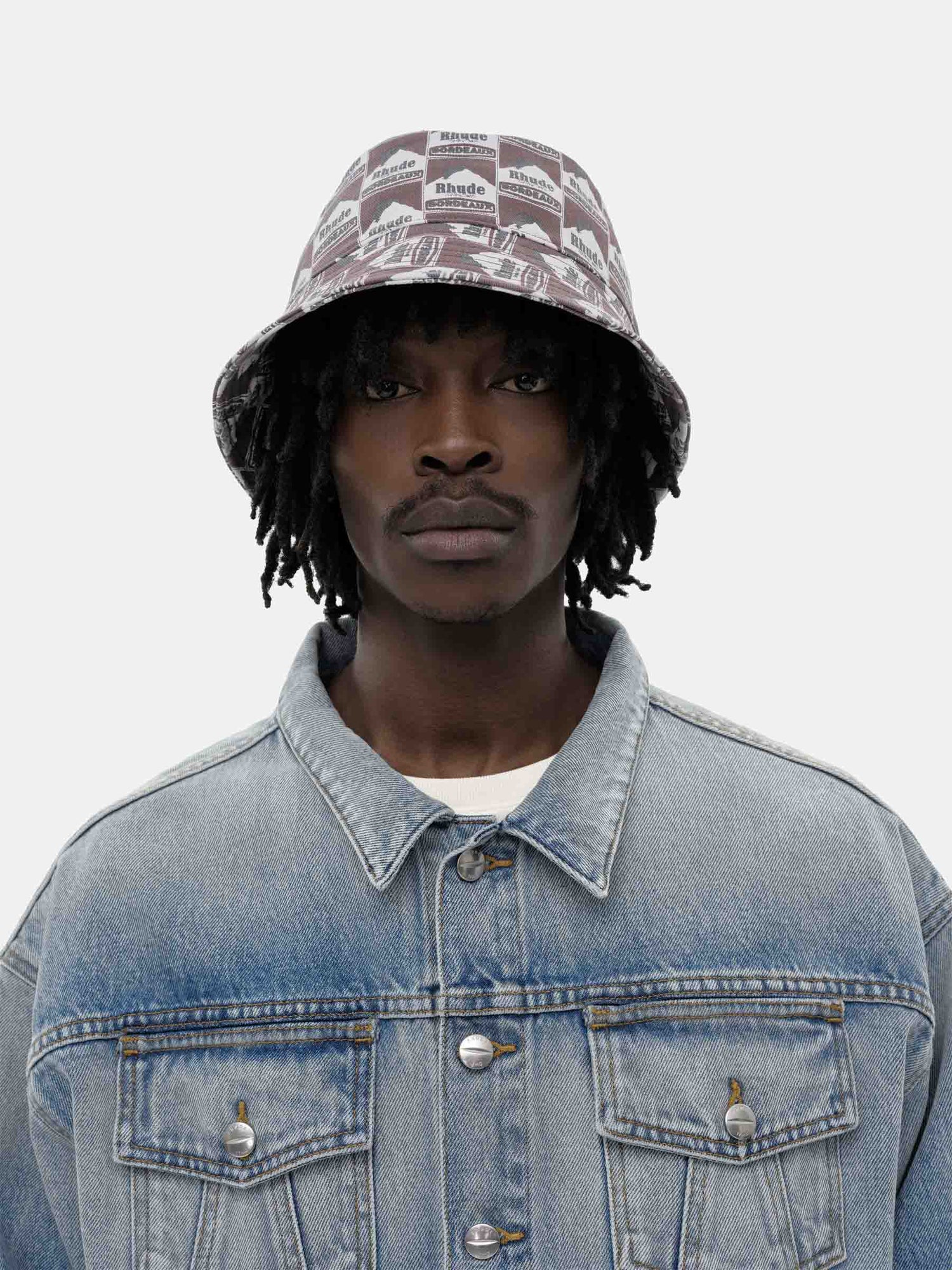 Outlet online Rhude Hombre Sombrero Pescador Moonlight color Multicolor sku 695-001641 00 - Foto 2