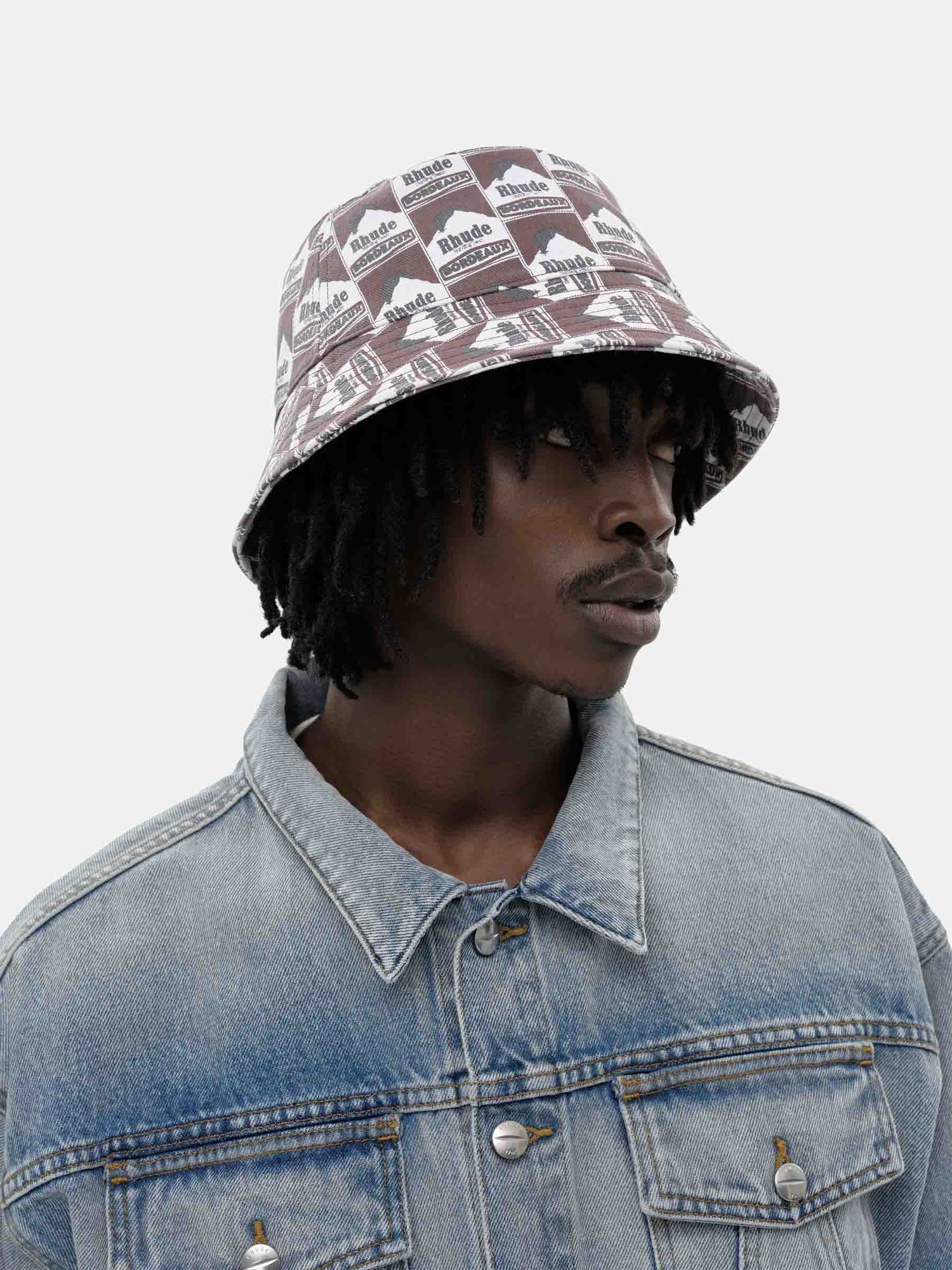 Outlet online Rhude Hombre Sombrero Pescador Moonlight color Multicolor sku 695-001641 00 - Foto 3