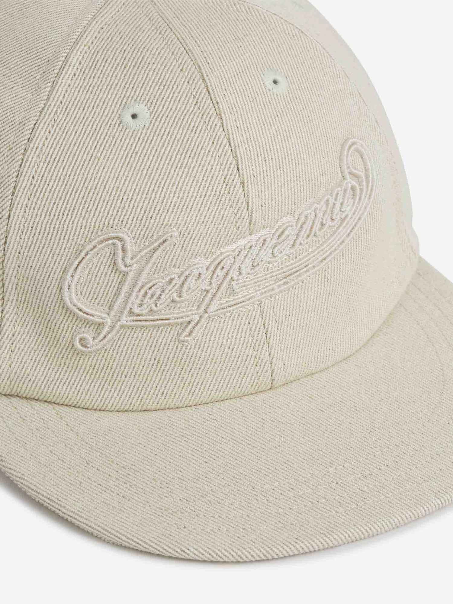 Outlet online Jacquemus Hombre Gorra Béisbol Lino color Beige sku 695-001737 01 - Foto 5