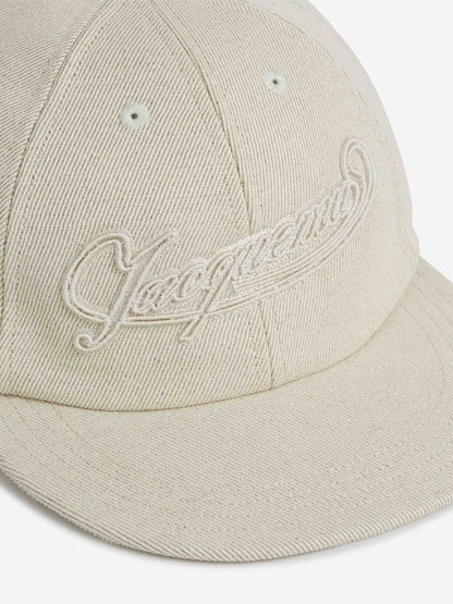 Outlet online Jacquemus Hombre Gorra Béisbol Lino color Beige sku 695-001737 01 - Foto 5