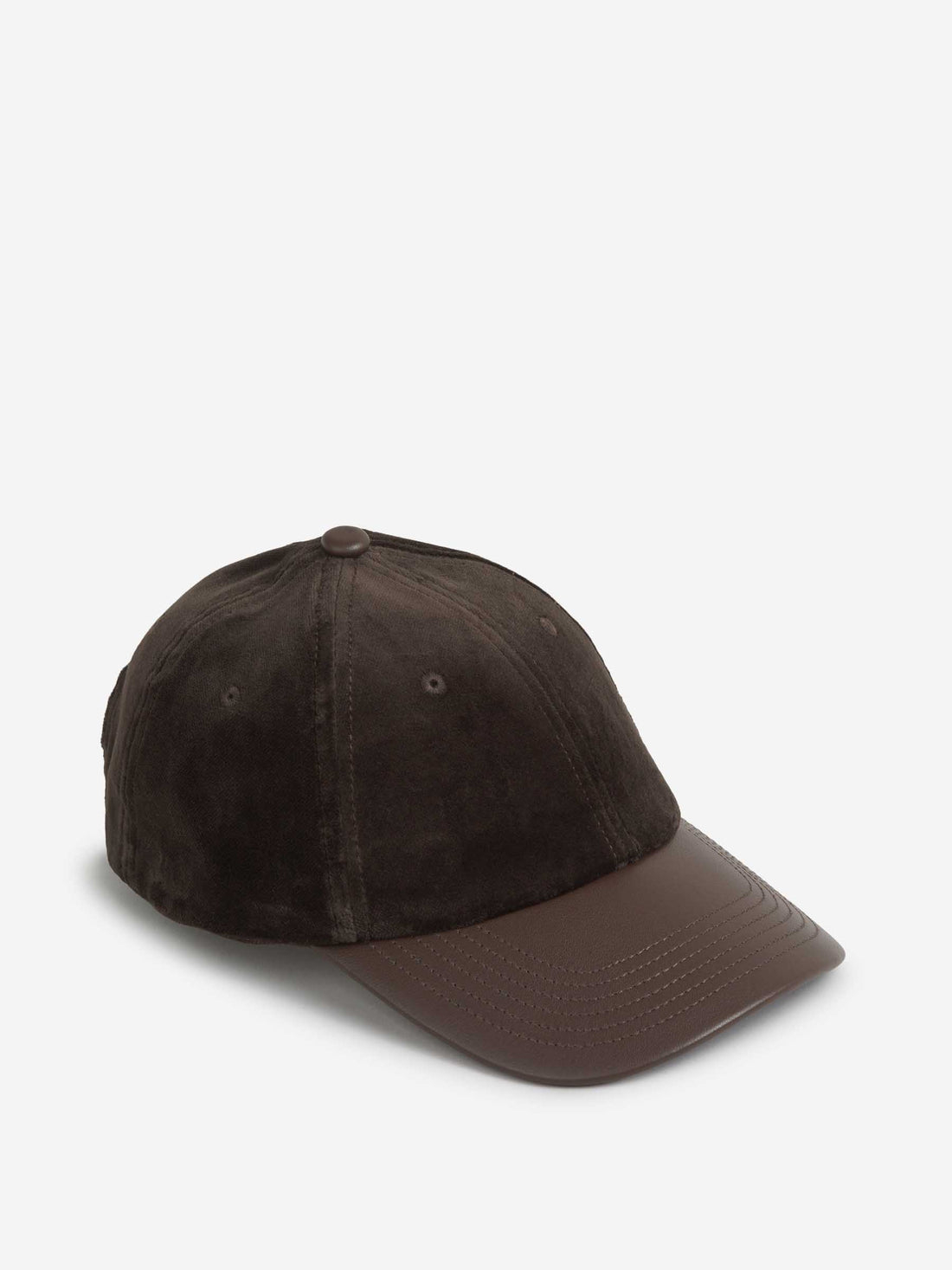 Wales Bonner Hombre Barcelona Gorra Algodón Morning color Marrón Oscuro sku 695-001763 01 - Foto 1
