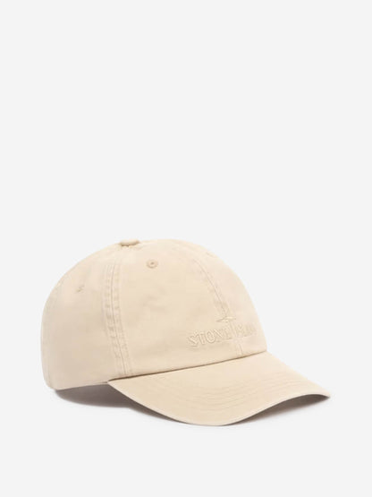 Outlet online Stone Island Hombre Gorra Algodón Bordado color Beige sku 695-001766 03 - Foto 1