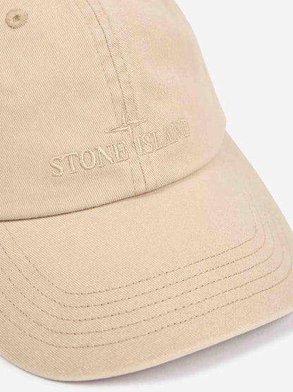 Outlet online Stone Island Hombre Gorra Algodón Bordado color Beige sku 695-001766 03 - Foto 3
