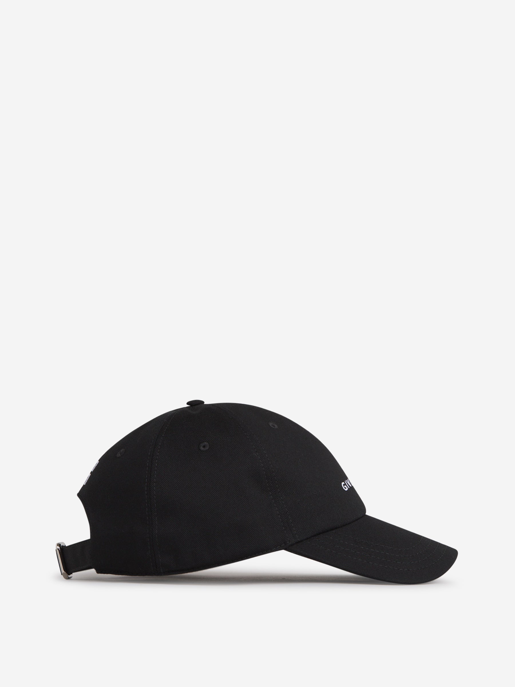Outlet online Givenchy Hombre Gorra Logo Algodón color Blanco Y Negro sku 695-001772 01 - Foto 2