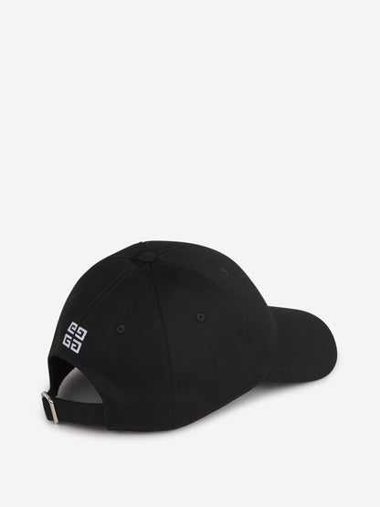 Outlet online Givenchy Hombre Gorra Logo Algodón color Blanco Y Negro sku 695-001772 01 - Foto 3