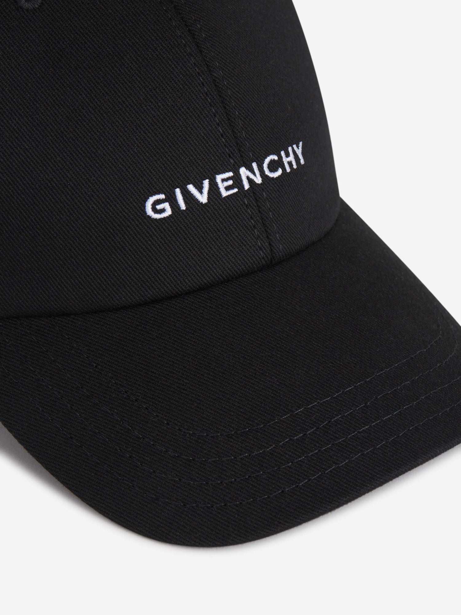 Outlet online Givenchy Hombre Gorra Logo Algodón color Blanco Y Negro sku 695-001772 01 - Foto 4