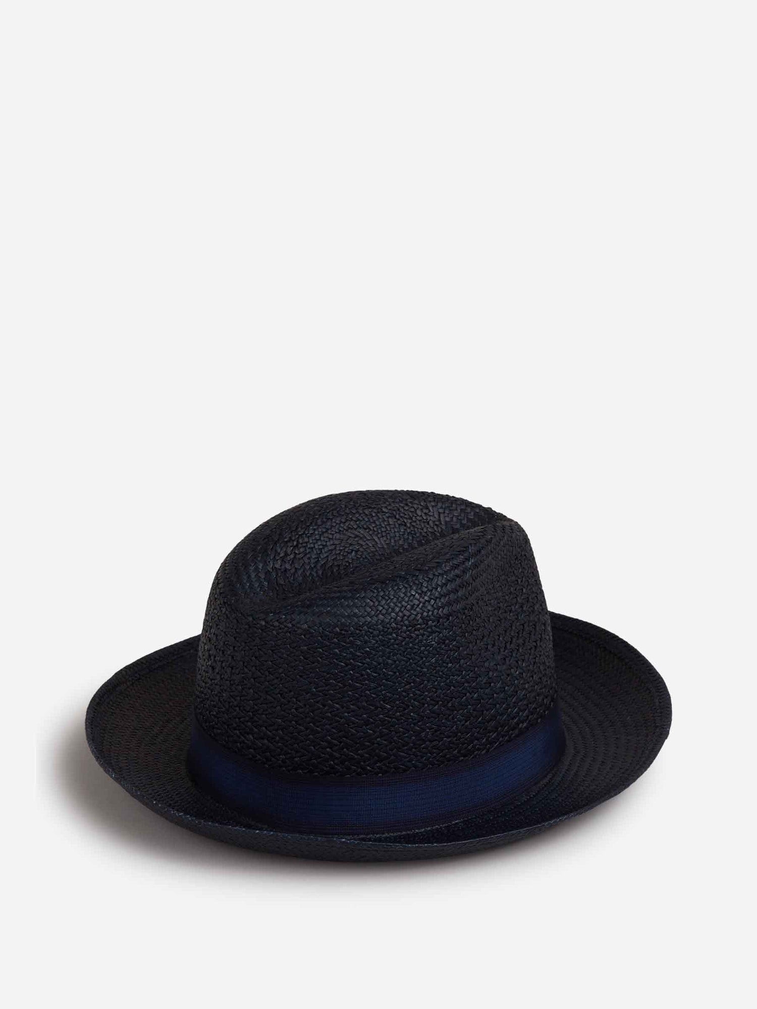 Outlet online Borsalino Hombre Sombrero Federico Panama Fantasia color Azul Marino sku 695-001789 02 - Foto 4