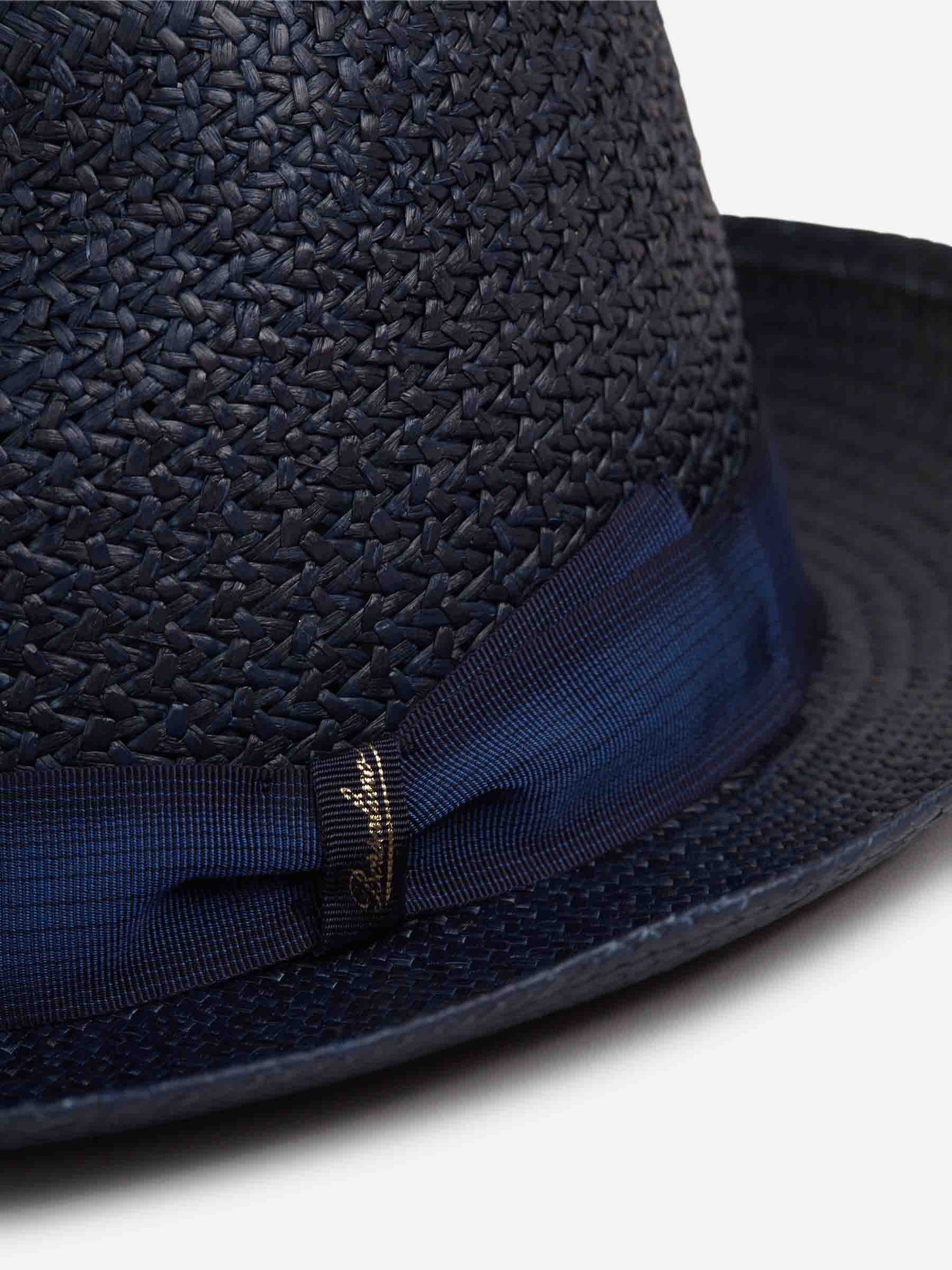 Outlet online Borsalino Hombre Sombrero Federico Panama Fantasia color Azul Marino sku 695-001789 02 - Foto 5