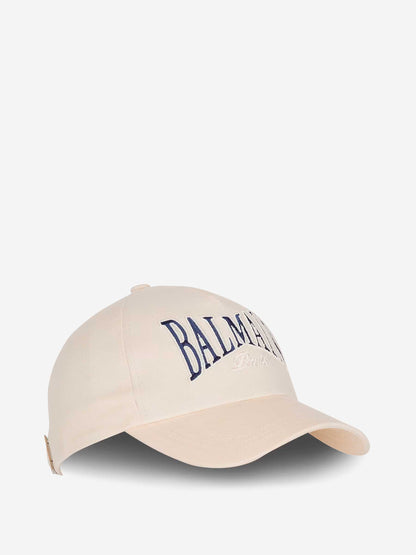 Outlet online Balmain Hombre Gorra College Algodón color Marfil sku 695-001830 01 - Foto 1