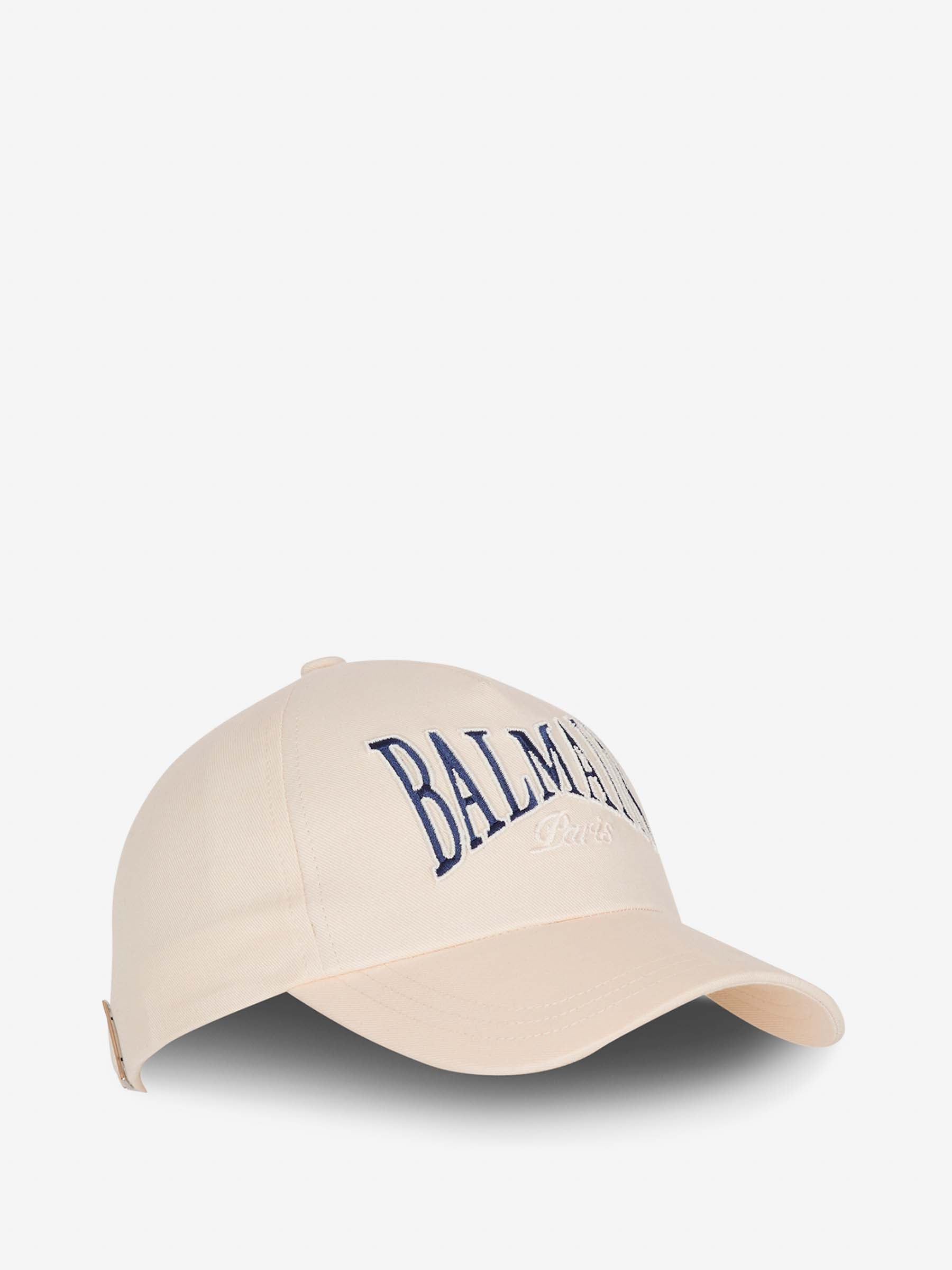 Outlet online Balmain Hombre Gorra College Algodón color Marfil sku 695-001830 01 - Foto 3