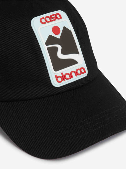 Outlet online Casablanca Hombre Gorra Logo Bordado color Negro sku 695-001831 01 - Foto 4