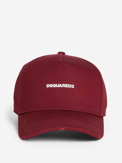 Outlet online Dsquared2 Hombre Gorra Baseball color Burdeos sku 695-001837 02 - Foto 1