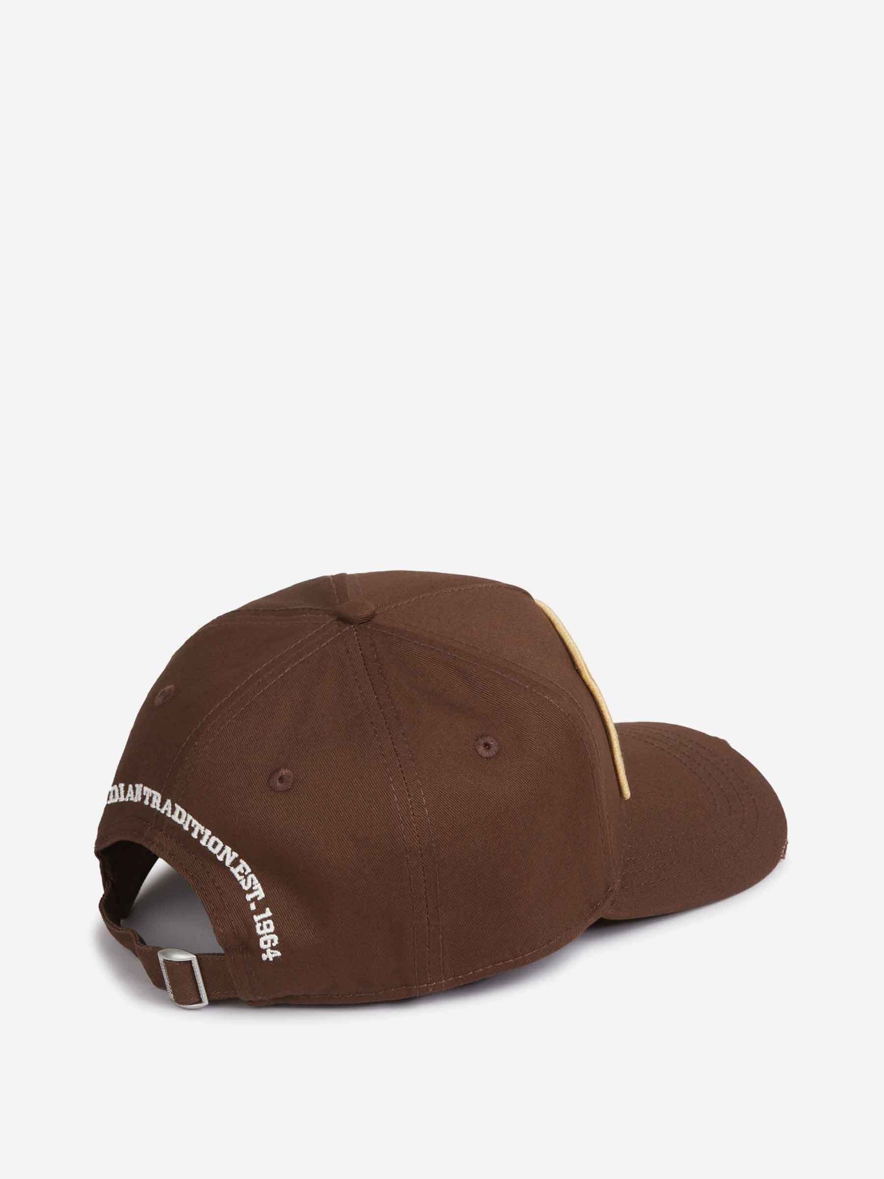 Outlet online Dsquared2 Hombre Gorra Bordado color Marrón Oscuro sku 695-001840 01 - Foto 3