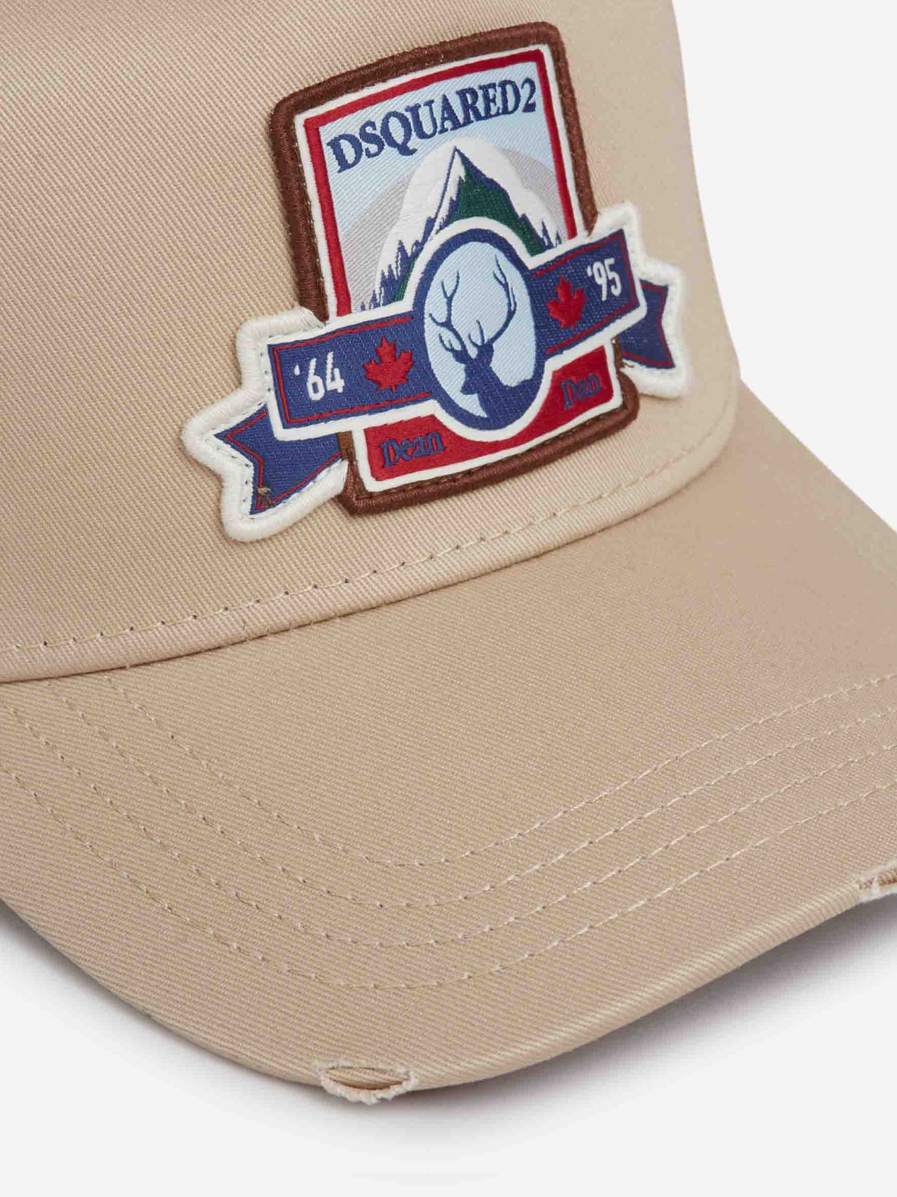 Outlet online Dsquared2 Hombre Gorra Bordado color Beige sku 695-001841 01 - Foto 4