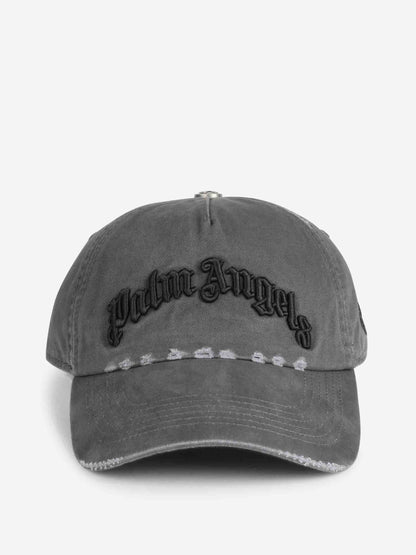 Outlet online Palm Angels Hombre Gorro Bordado color Gris Antracita sku 695-001864 01 - Foto 1