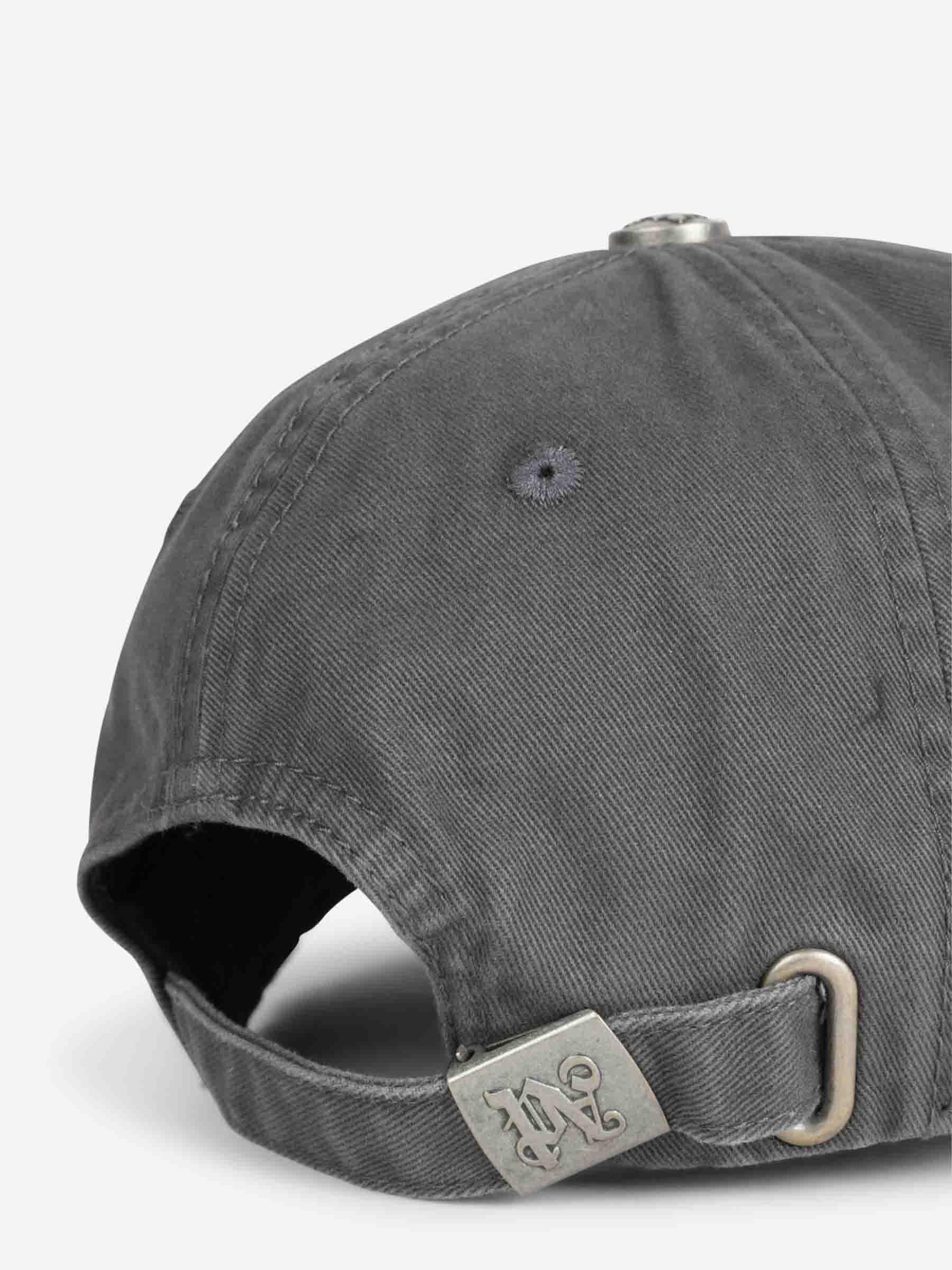 Outlet online Palm Angels Hombre Gorro Bordado color Gris Antracita sku 695-001864 01 - Foto 3